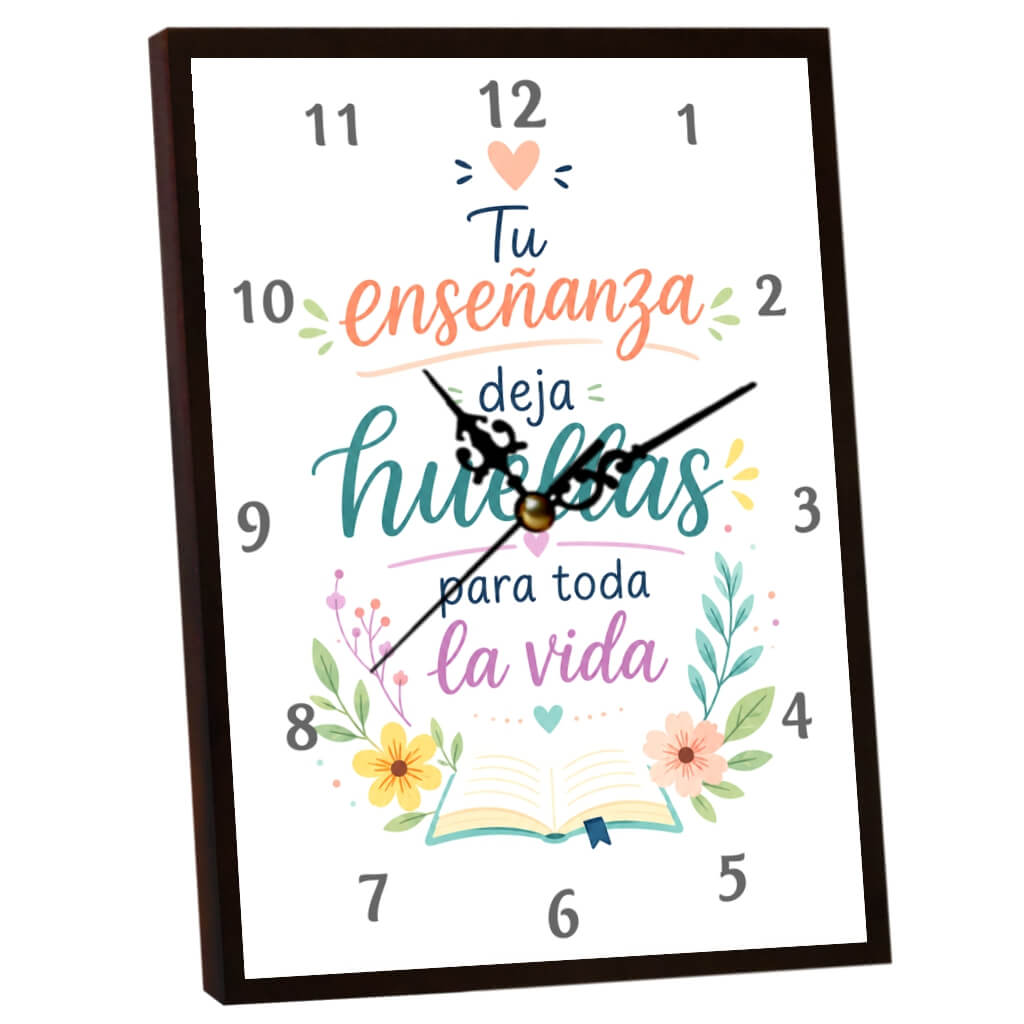Reloj de escritorio y pared personalizado - Imagen 3