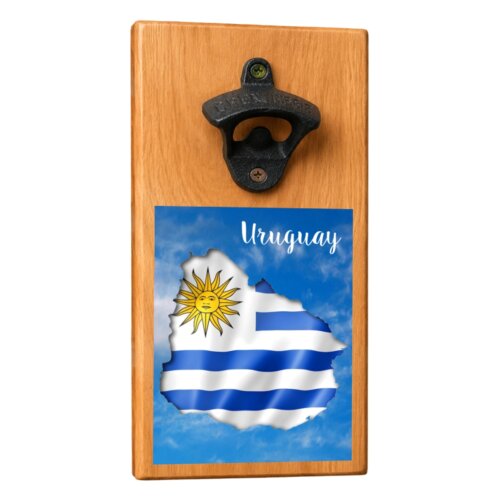 Destapador de pared con diseños turísticos