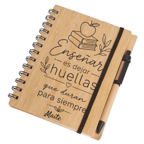 Cuaderno Eco personalizado con bolígrafo